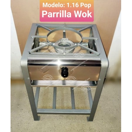 COCINA SURGE 01 HORNILLA INDUSTRIAL CON PARRILLA WOK- 1.16 POP